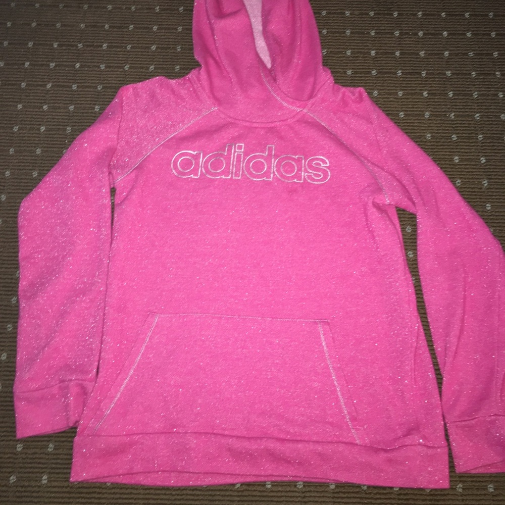 Girls Adidas Pullover Hoodie